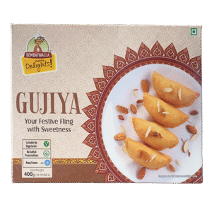 Bombaywala Gujiya (Sweet Stuffed Pastry) 400g - Authentic Festive Sweet