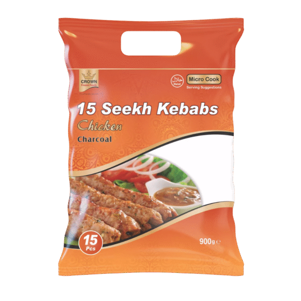 Crown Seekh Kebab Chicken 15 Pcs