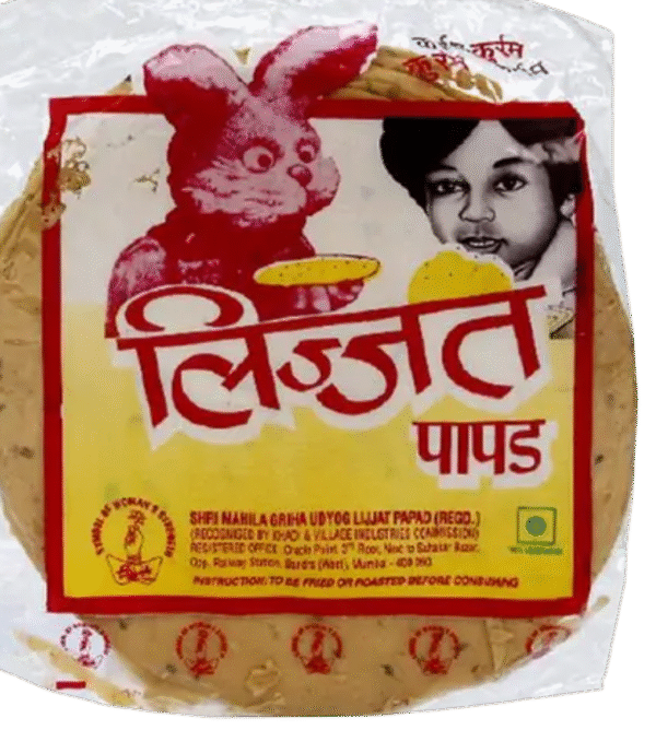 Lijjat Black Pepper Papadam 200g