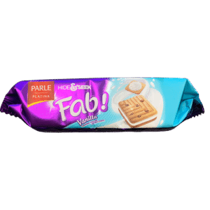 Parle Platina Hide & Seek Fab! Vanilla Crème 112g pack