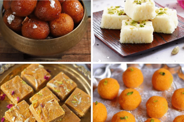 Laddu/Gulab Jamun/Barfi/Sweets
