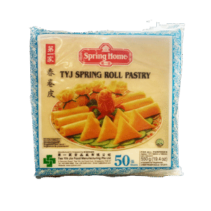 Spring Home TYJ Spring Roll Pastry 190mm (50 Sheets) - Standard Size pack