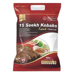 Crown Seekh Kebab Lamb 15 Pcs