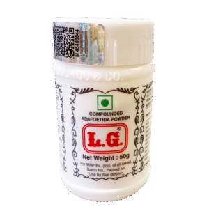 L.G. Compounded Asafoetida (Hing) Powder 50g - Strong & Aromatic Spice