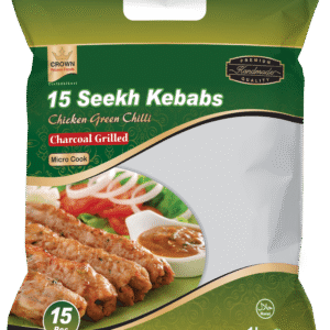 Crown Green Chilli Seekh Kebab Chicken 15 St